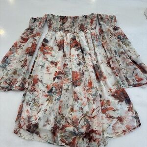 Floral Off-Shoulder Dress